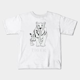 White tiger Kids T-Shirt